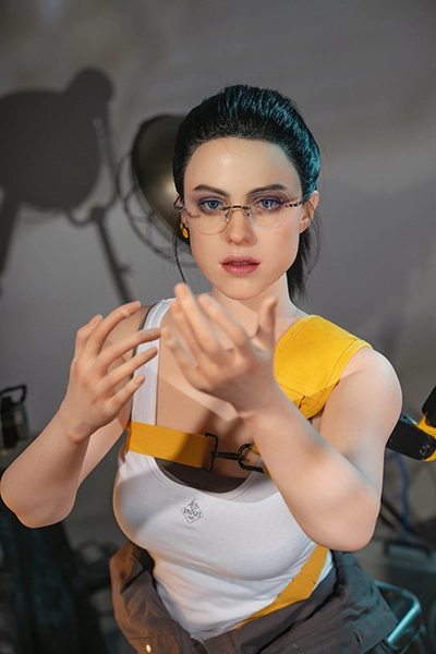 Mama from Death Stranding Gamelady full Silicone C-cup breast cosplay video game Sex Doll, nude realistic role-playing tall female love doll for men
